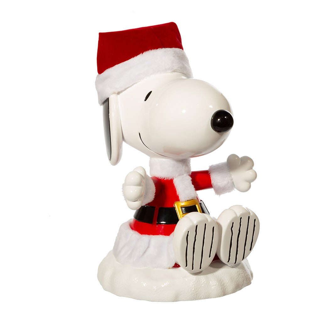 9“ Peanuts© Santa Snoopy Treetop