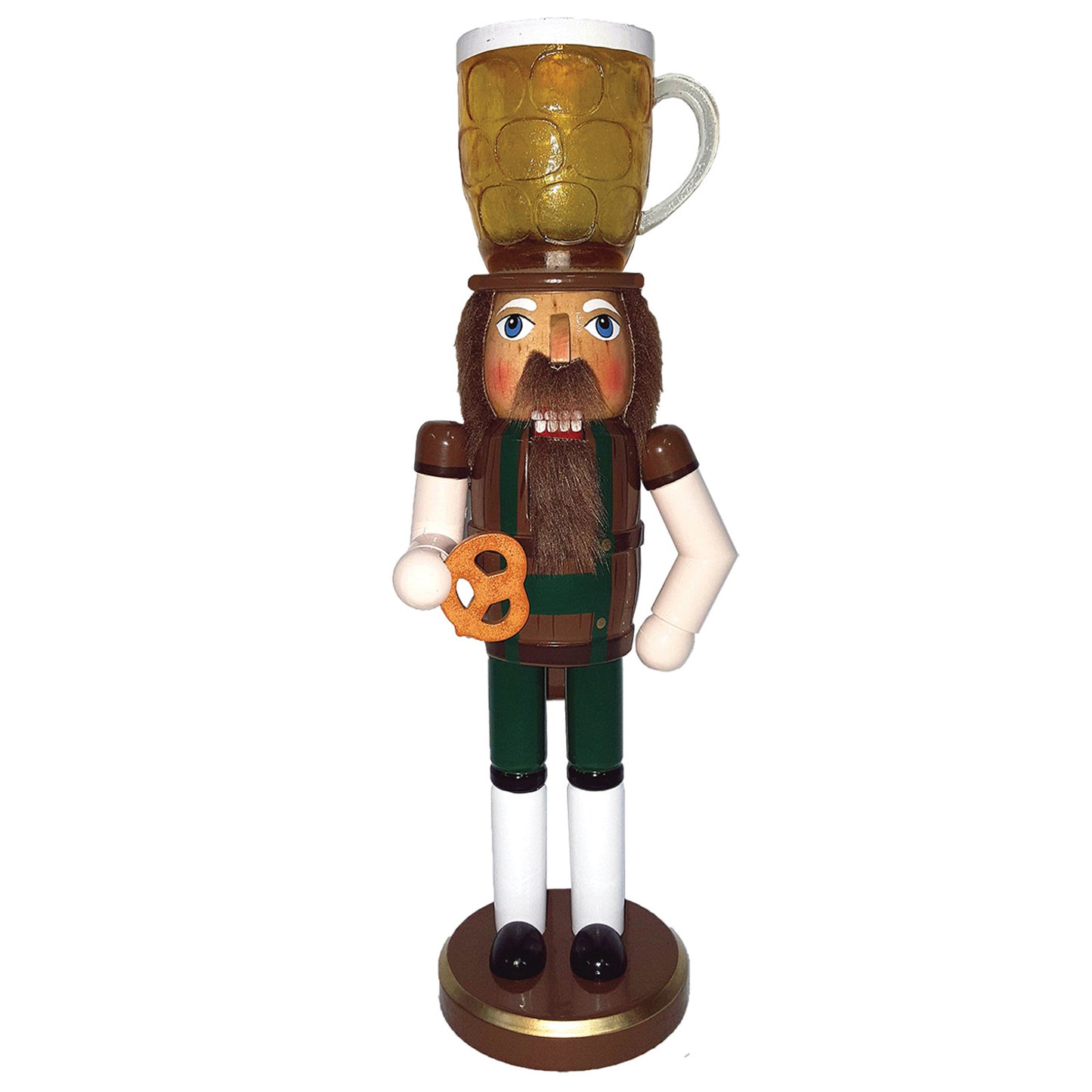 14" Beer & Pretzel Nutcracker