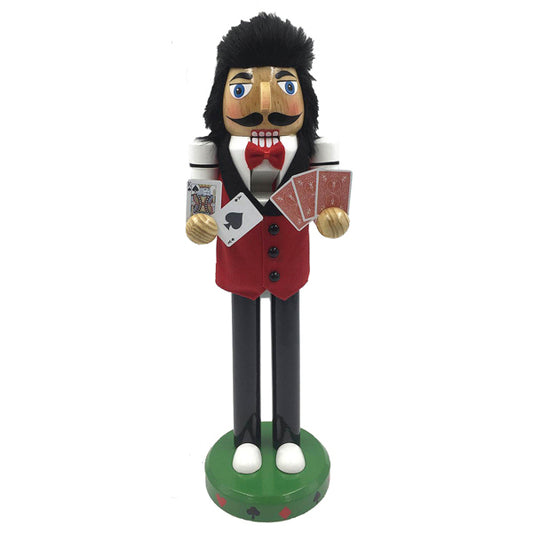 14″ Card Dealer Nutcracker