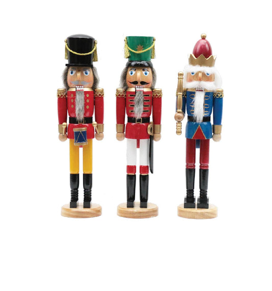 15″ European Nutcrackers, 3 Assorted