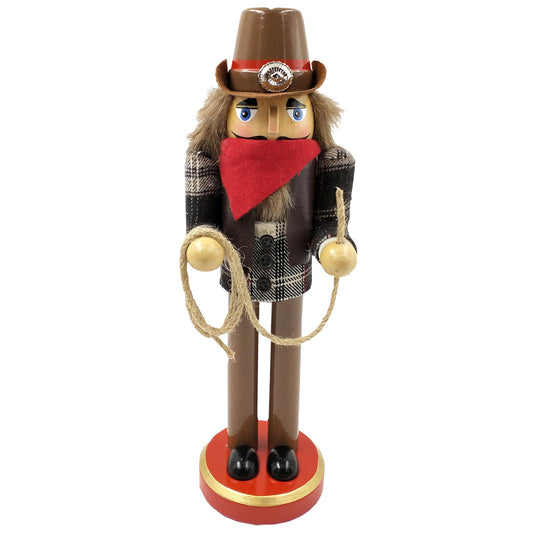 12″ Lassoing Cowboy Nutcracker