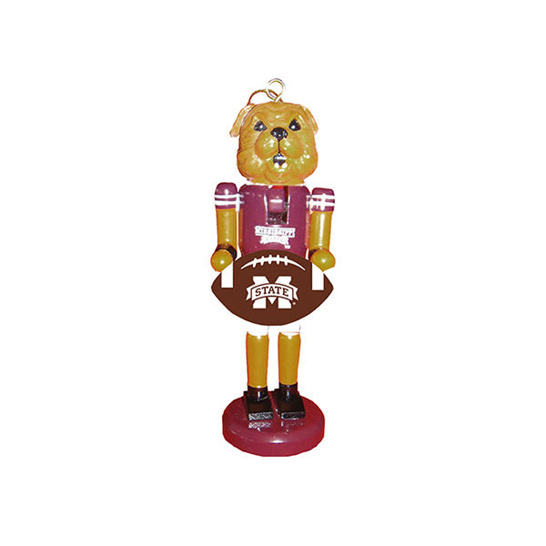 6″ Mississippi State Football Nutcracker Ornament