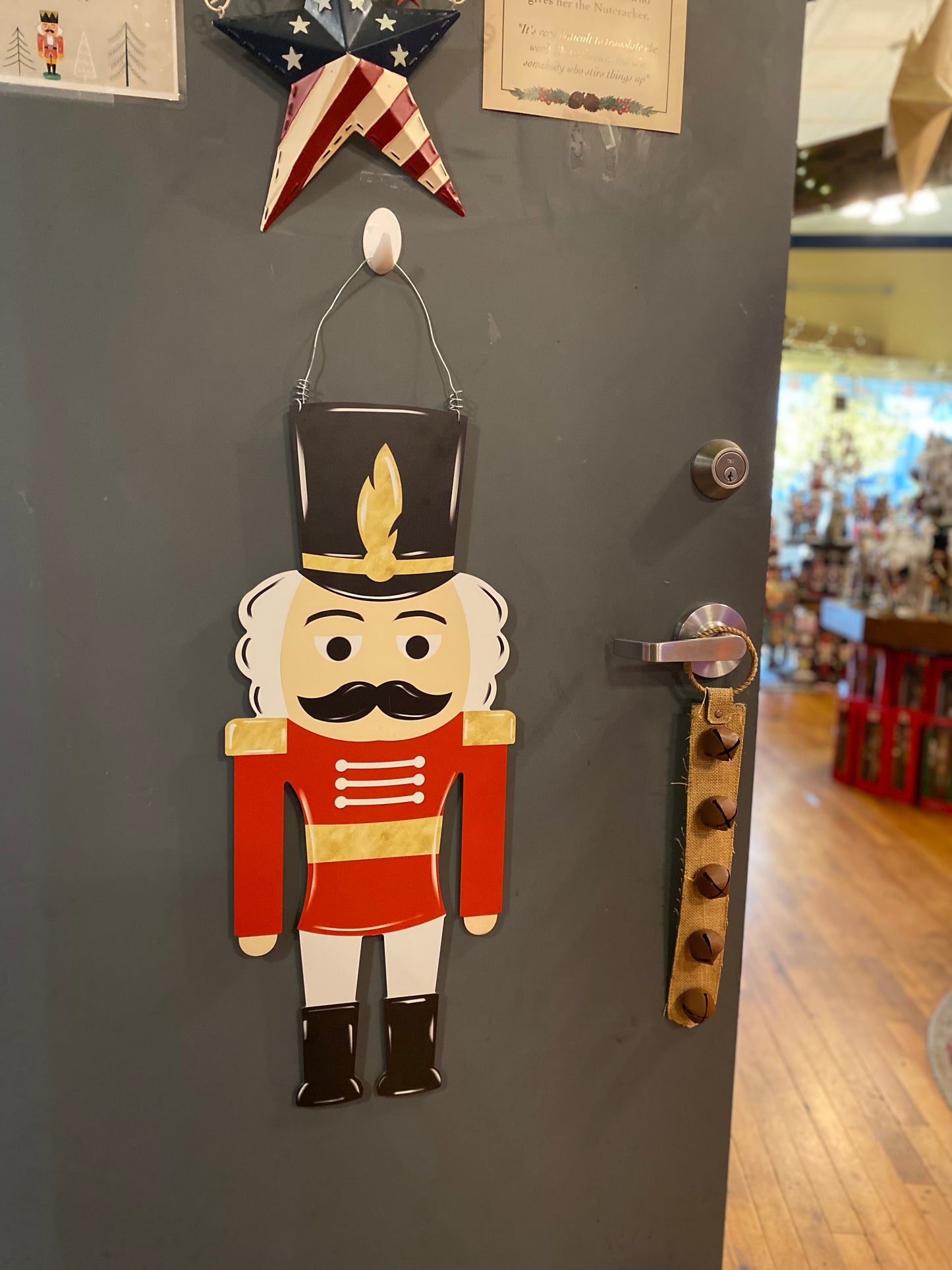 Nutcracker Outdoor Metal Art Doorhanger - 3 assorted