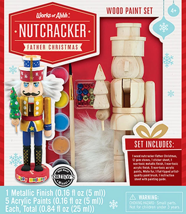 Father Christmas Nutcracker Painting Kit