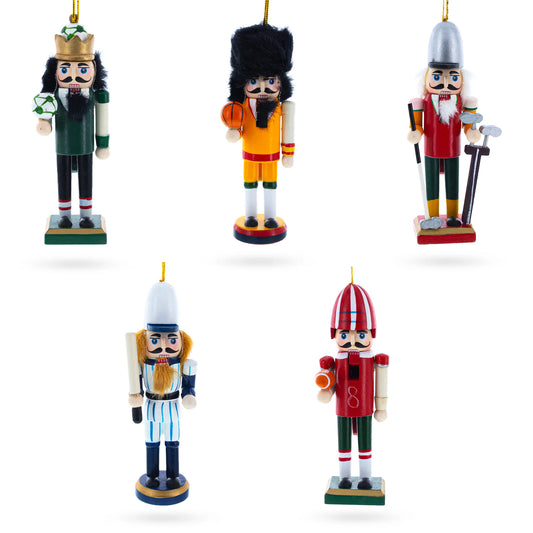 5 Assorted Sports Nutcrackers