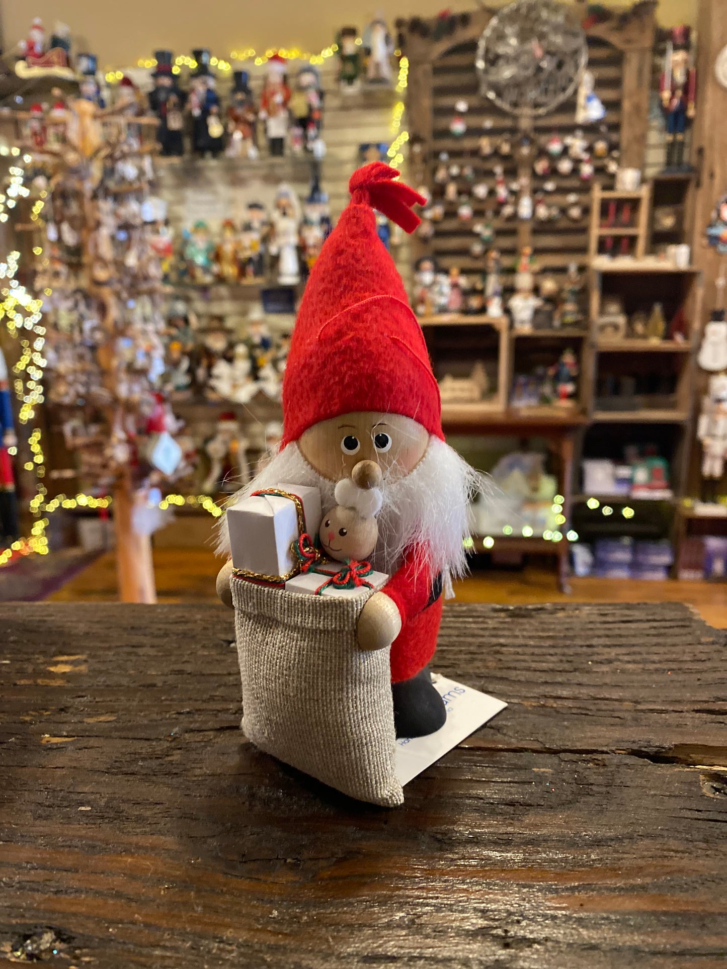 Tomte with Sack of Gifts Gnome